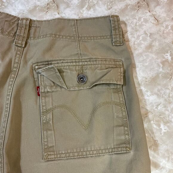 Levi's Mens Cargo Shorts Khaki Utility Outdoor Casual Everyday - Picture 3 of 9